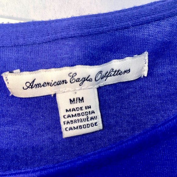 American Eagle T-shirt- Drop waist & Ruffle Hem - Picture 9 of 10